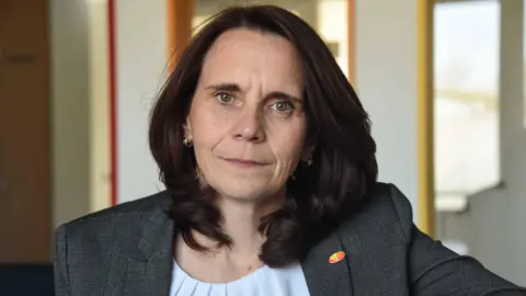 Karla Bredenbals looks at the camera