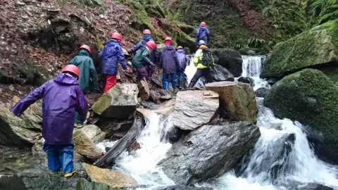 Blairvadach Outdoor Education Centre Gorge walking