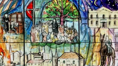 BBC Stained glass window shows life of John Wesley