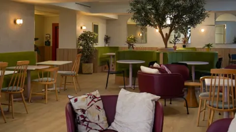 NI Assembly The refurbished Blue Flax canteen at Parliament Buildings, Stormont