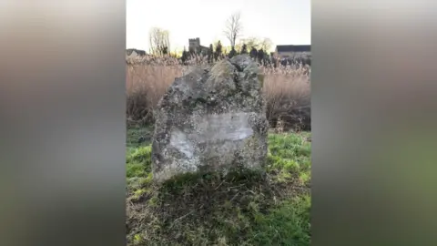 Graham Upton A stone which marks the Battle of Medway.