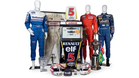 RM Sotheby's Nigel Mansell memorabilia