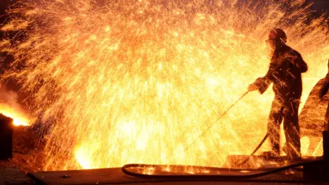 Getty Images Steel worker