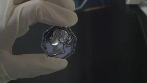 Arctic medal close up