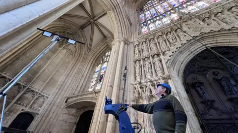 David Reeves / BBC Mike Robson in Beverley Minster
