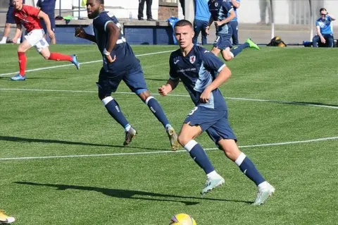 Tony Fimister Dylan Tait playing for Raith Rovers FC