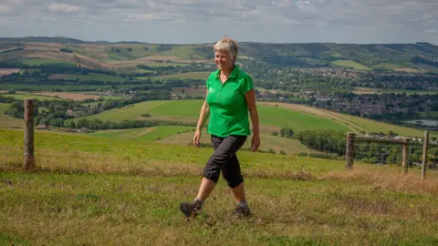 South Downs National Park Kate Drake, wellbeing officer for South Downs National Park