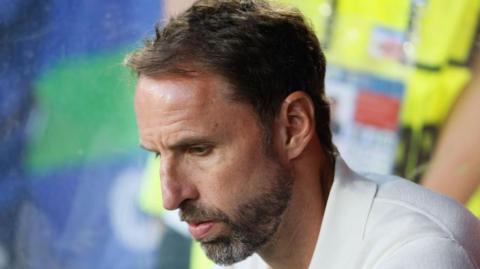 England manager Gareth Southgate during the Euro 2024 draw with Slovenia