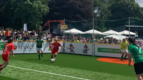 Wales women's team got off to a winning start against Northern Ireland