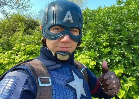 PAt Cline Pat Cline as Captain America