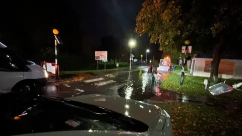 Sam Loba flooded road