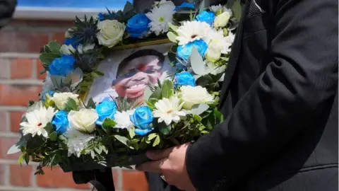 PA Media Daniel Anjorin funeral