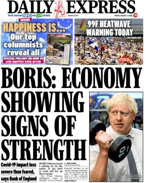 BBC Daily Express front page