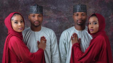 Twins wedding in Kano: 'Our dream na to born identical twins wey go