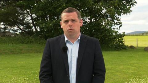 Douglas Ross speaking to the Sunday Show 