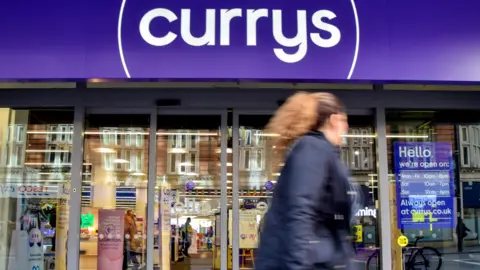 Shutterstock A Currys store in London