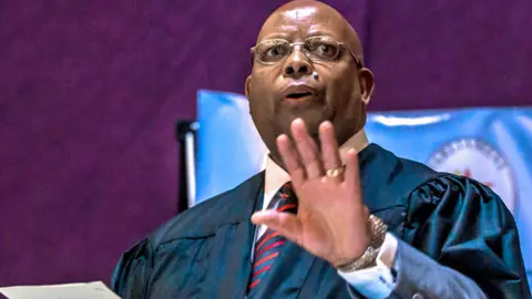 AFP Zimbabwe's speaker of parliament Jacob Mudenda