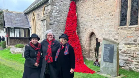 Julie Parker, Debbie Pope and Silvia Meredith