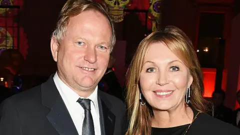 Getty Images Nick Jones and Kirsty Young