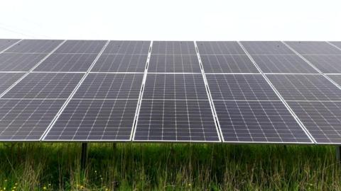 Solar farm in County Durham