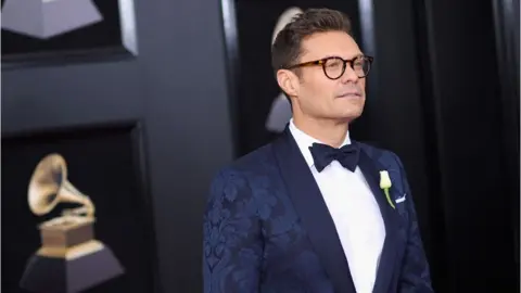 Getty Images Ryan Seacrest at the Grammys