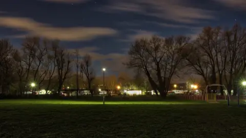 Mike Nottage The Go Outdoors camp site in Oxford's Abingdon Road