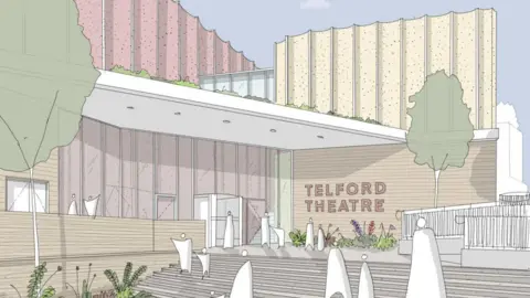 Artist's impression of revamped theatre