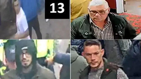 South Yorkshire Police Four pictures of men