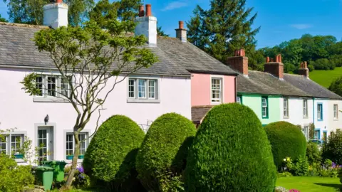 Getty Images row of houses