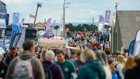 Crowds at the Royal Cornwall Show