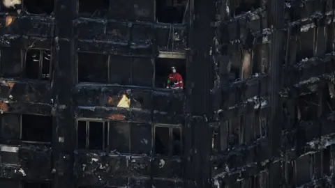 PA Search and rescue inside Grenfell Tower