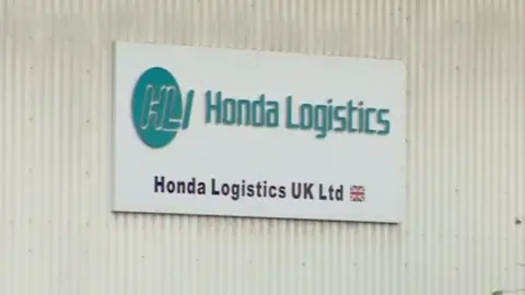 BBC Honda Logistics sign