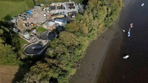 Tony Jolliffe/BBC Cardigan waste water treatment plant