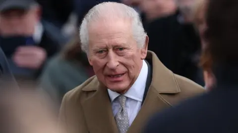 King Charles in Lancashire on 9 February 2026