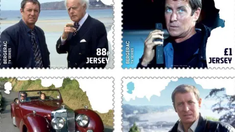 Jersey Post Bergerac stamps