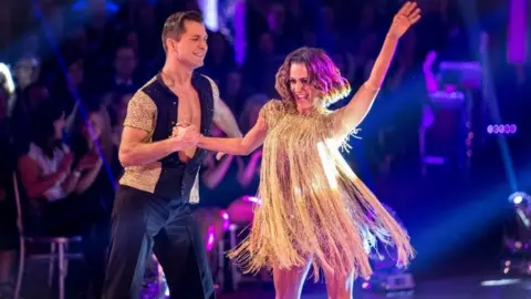 PA Media Pasha Kovalev and Caroline Flack