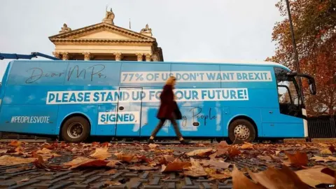 AFP People's Vote campaign bus