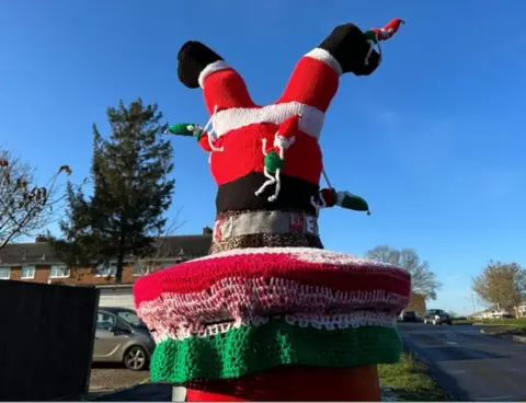 BBC Weather Watcher Donkey Oatie Basingstoke postbox topper