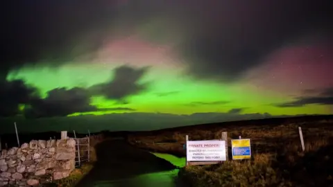 Andy Walker/BBC Weather Watchers Aurora, Durness