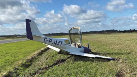 Department for Transport A plane crashed at Little Snoring in Norfolk