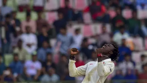 Getty Images Brandon Mavuta celebrates.