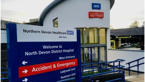 BBC A photo of North Devon Hospital