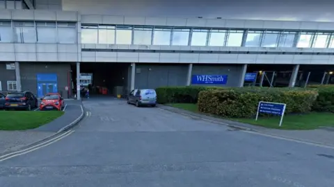 A google view of the front of WH Smith's HQ in Swindon