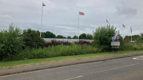 General view of Brixworth Cricket Club, as seen from Northampton Road