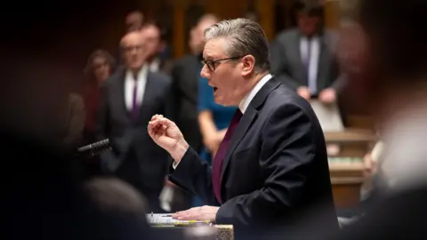 Sir Keir Starmer speaking in the House of Commons