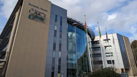 LDRS Caerphilly council building