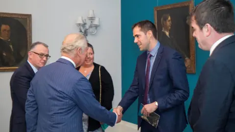 Embassy of Ireland, London Prince Charles met embassy staff and descendants of the negotiators
