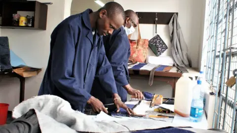 Peter Njoroge/BBC Tailoring in Suave Studios