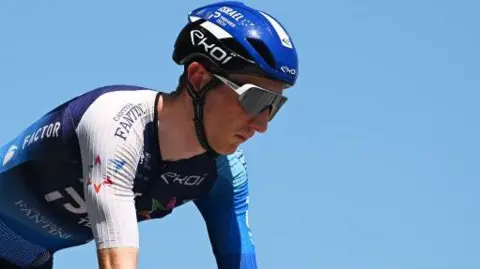 Stevie Williams rides for the Israel-Premier Tech team