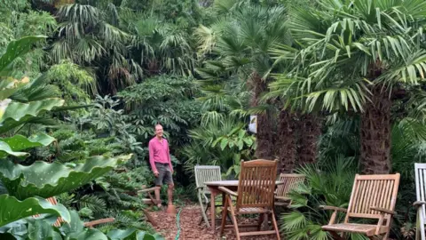 Simon Olpin Simon Olpin in his garden